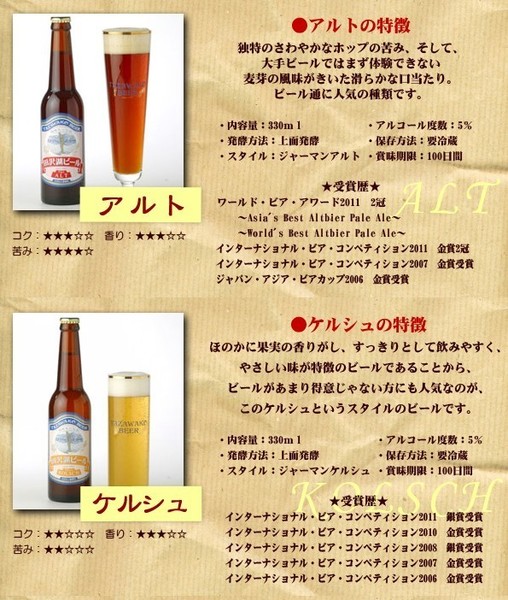 田沢湖ビール ドイツビールの伝統を受け継ぐ種類別4年連続世界一獲得の地ビール